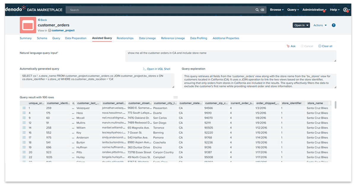 GenAI-Powered Natural-Language Querying