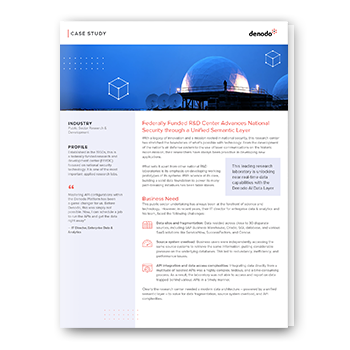 Federally Funded R&D Center Advances National Security through a Unified Semantic Layer
