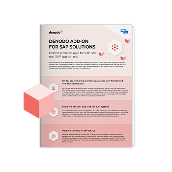 Denodo Add-On for SAP Solutions: Unified Semantic Layer for SAP and non-SAP Applications
