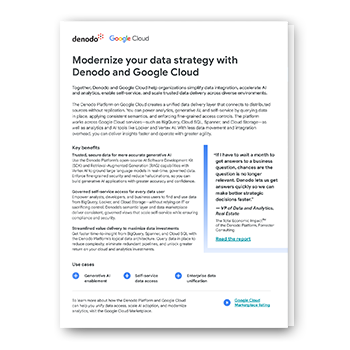 Modernize your data strategy with Denodo and Google Cloud | Denodo