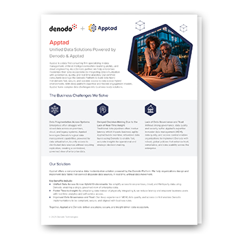 Unified Data Solutions Powered by Denodo & Apptad