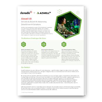 Denodo & Azwell AI: Advancing Data-Driven AI Solutions