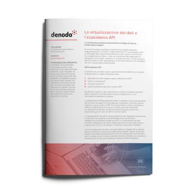 La virtualizzazione dei dati e l’ecosistema API