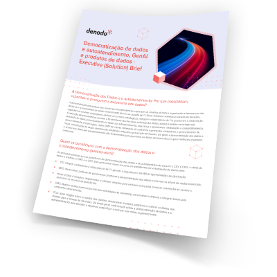 Democratização de dados e autoatendimento, GenAI e produtos de dados